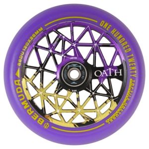 Oath Bermuda 120 Wheel Black Purple Yellow