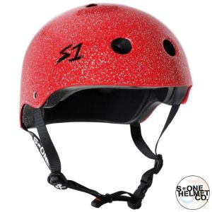 S-One Lifer Helmet Red Gloss Glitter