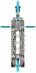 Monopattino Freestyle CORE CL1 Mini Chrome Teal