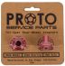 Proto UFO Rear Wheel Adapters 12/30mm Red