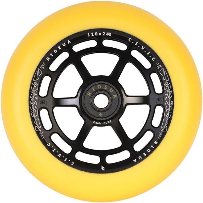 Ruota UrbanArtt Civic 110 Yellow Black