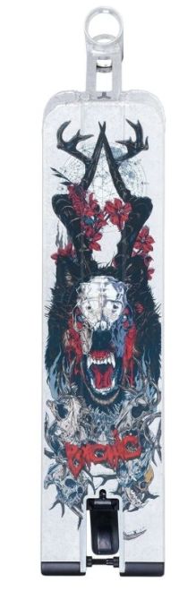 Triad Psychic Boxed 5.5 x 22 Deck Monopattino Stone Raw Black