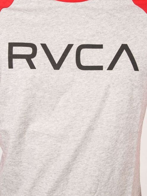 RVCA T-shirt Big RVCA Red Grey