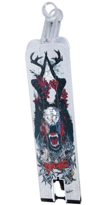 Triad Psychic Boxed 5.5 x 22 Deck Monopattino Stone Raw Black