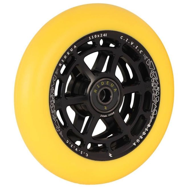 Ruota UrbanArtt Civic 110 Yellow Black