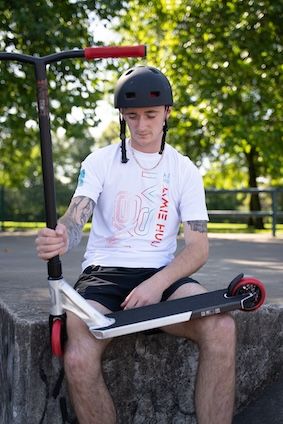 Monopattino Freestyle IVS Journey 3 Jamie Hull Raw Red