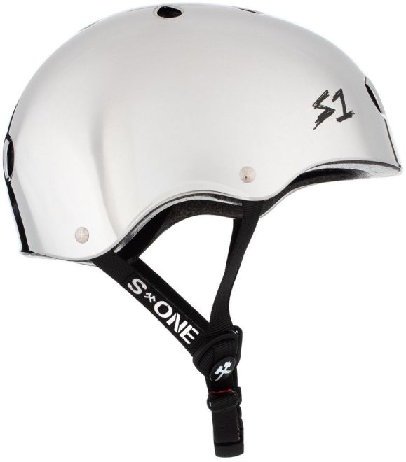 Casco S-One Lifer Silver Mirror Gloss