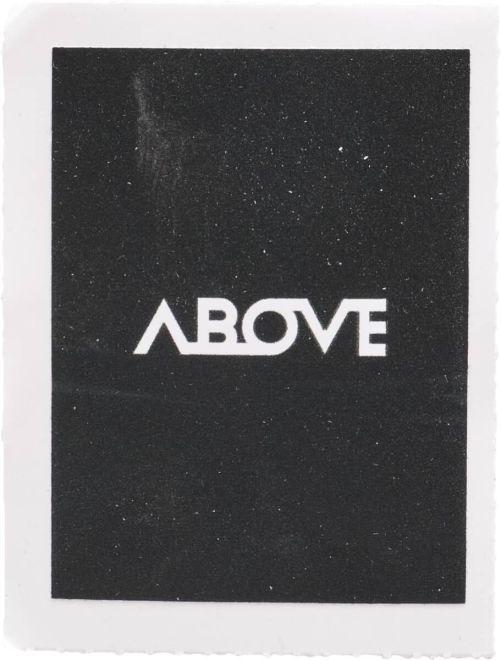 Above Square Sticker Black