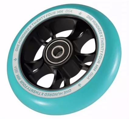 Ruota Blunt 10 Spokes 100 Teal Black