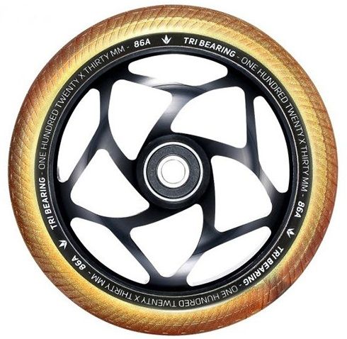 Ruota Blunt Tri Bearing 120 Gold Black