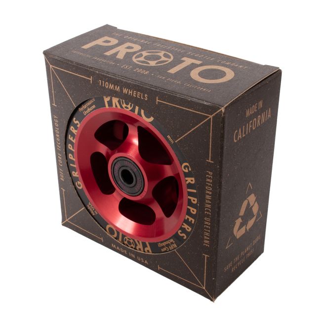 Ruota PROTO Gripper 110 Black on Red