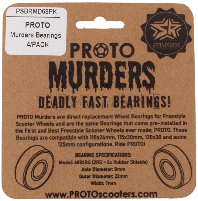 Proto Murder 4-Pack Cuscinetti