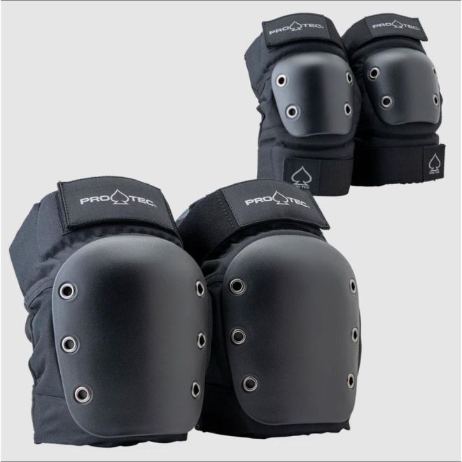 Ginocchiere e gomitiere Pro-Tec Open Black