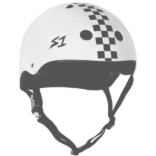 Casco S-One Mega Lifer White With Checker