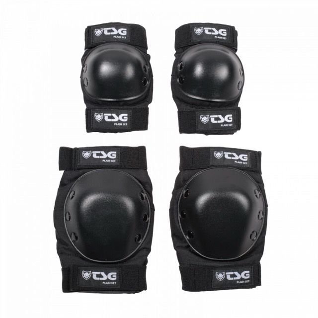 Ginocchiere e gomitiere TSG Plain-set