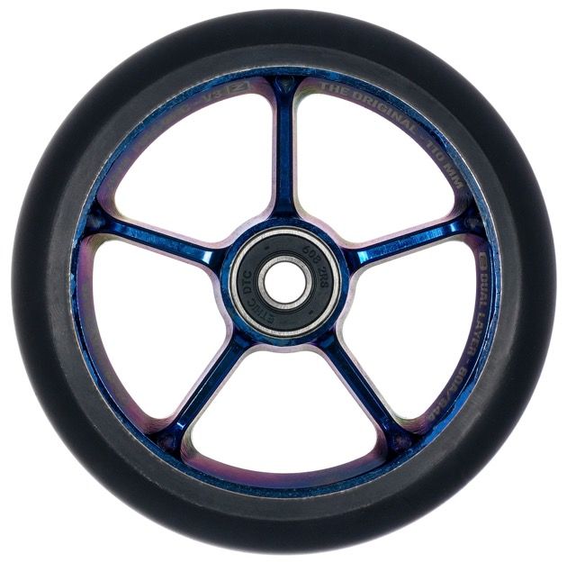 Ruota Black Pearl Original Double V3 110 Chrome Blue