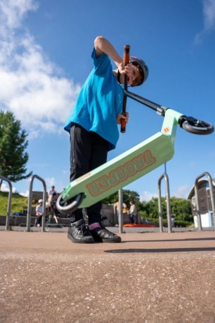 Monopattino Freestyle Dominator Trooper Teal Black